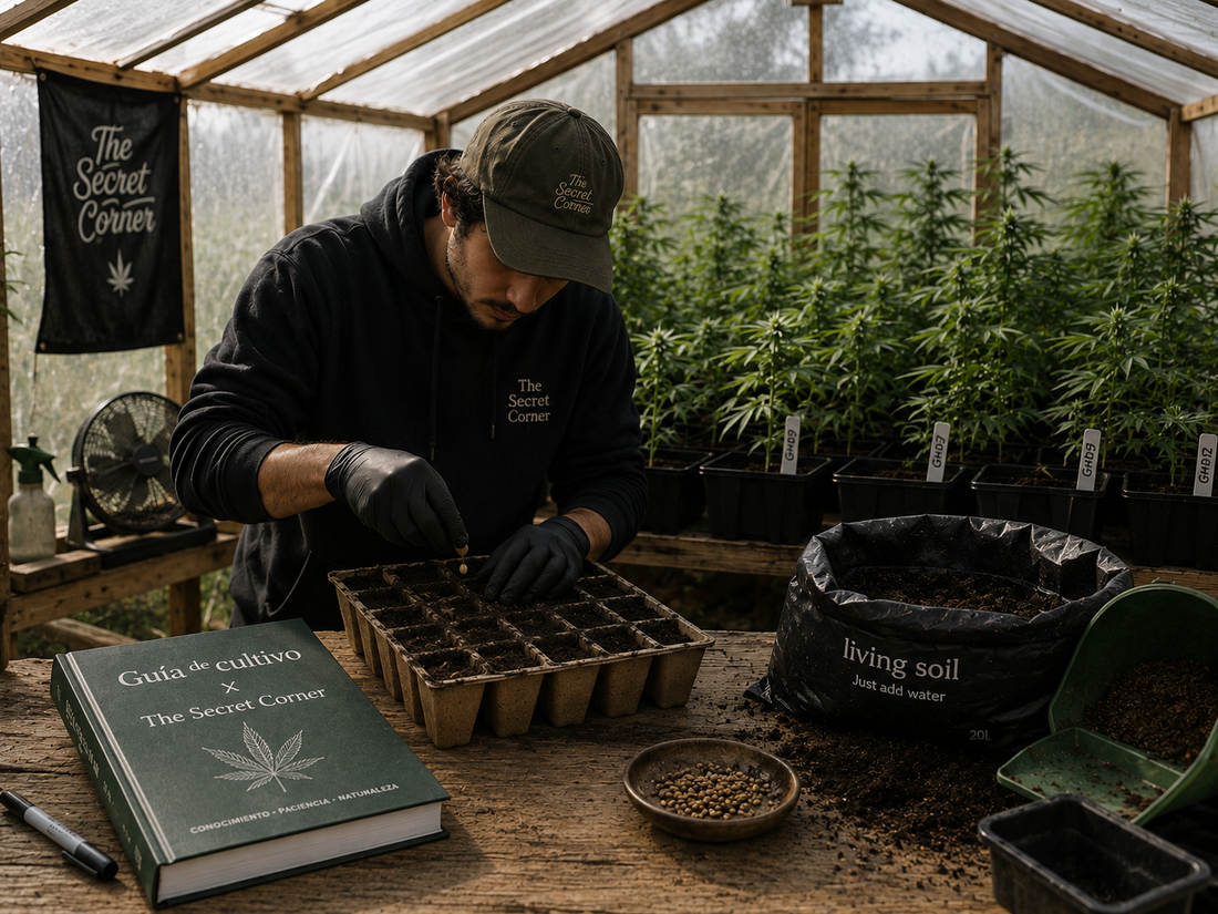De la Semilla a la Cosecha: Guía de cultivo para principiantes.