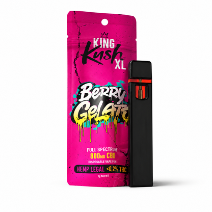 Vape Pen King Kush XL CBD 800mg - Various Flavors