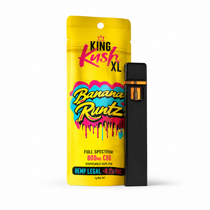 Vape Pen King Kush XL CBD 800mg - Various Flavors