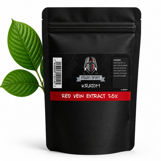 Kratom | Extracto de vena roja 25x (5 gramos)
